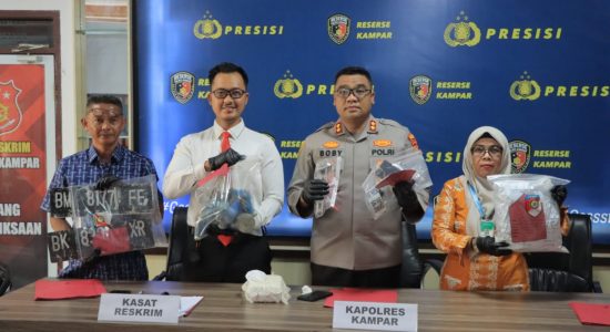 Polres Kampar Ungkap 4 Kasus Menonjol