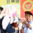 Sukses Hari Pertama PTM, Binda Babel Bersama KKP Gelar Vaksinasi di SD 1 Puding Besar