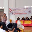 Kapolsek Kemuning Kompol Teguh Wiyono Menghadiri Kegiatan Pelantikan dan Pembekalan Pengawas TPS