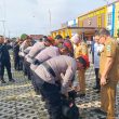 Pj Walikota Pangkalpinang Lusje Ikuti Apel Pergeseran Pasukan PAM Pemilu di Polresta Pangkalpinang