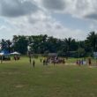 Pj Walikota Pangkalpinang Nikmati Nonton Turnamen Sepak Bola TMMD Kodim