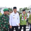 Pj Gubernur Babel Sugito Sambut Kedatangan Ketua DMI Jusuf Kalla